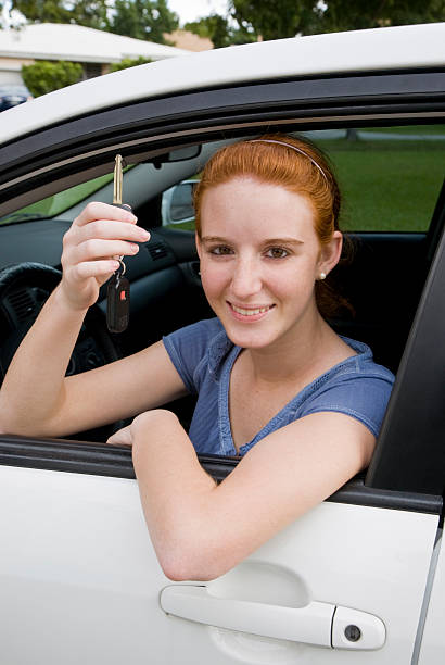 istock Teenager with new car 182386265
