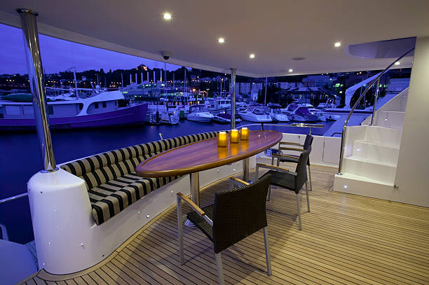 istock stern deck motor yacht dusk 182386351
