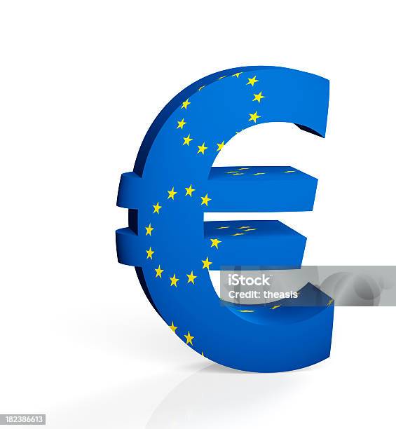 Euro Foto de stock y más banco de imágenes de Amarillo - Color - Amarillo - Color, Azul, Bandera de la Comunidad Europea