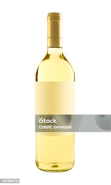 Garrafa De Vinho Branco - Fotografias de stock e mais imagens de Vinho Branco - Vinho Branco, Garrafa de Vinho, Garrafa