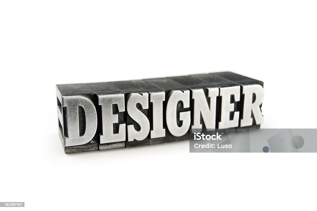 Typographie de DESIGNER - Photo de Art libre de droits