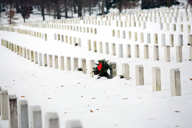 istock Arlington National Cemetery at Christmas 182387518
