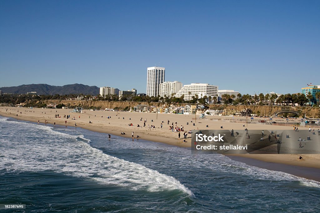 Le sud de la Californie-Santa Monica Beach - Photo de Californie libre de droits