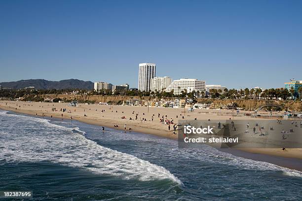 Photo libre de droit de Le Sud De La Californiesanta Monica Beach banque d'images et plus d'images libres de droit de Californie - Californie, Ciel, Comté de Los Angeles