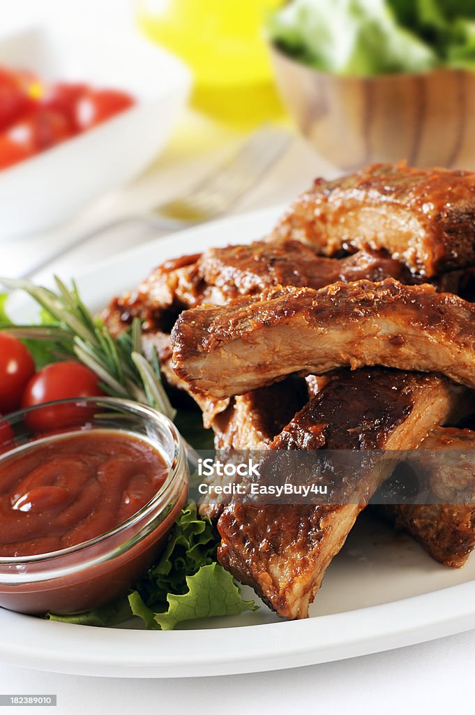 Pila de las costillas - Foto de stock de A la Parrilla libre de derechos