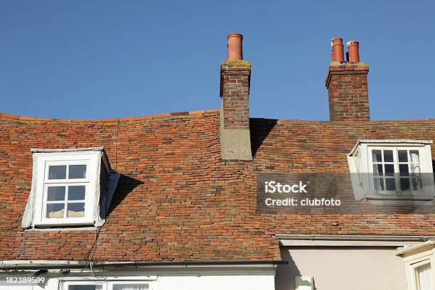 Ziegeldächern In Gebäuden In Rye East Sussex England Großbritannien Stockfoto und mehr Bilder von Architektonisches Detail