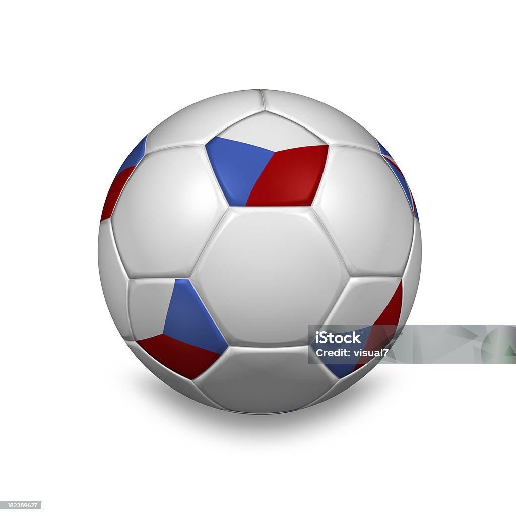 Checo Bola de Futebol - Royalty-free Bandeira Foto de stock