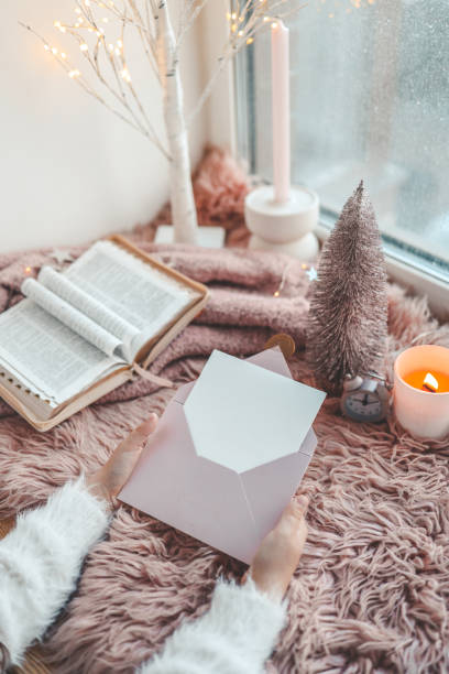 istock Greeting card in hands, Valentine's day concept 1823900109