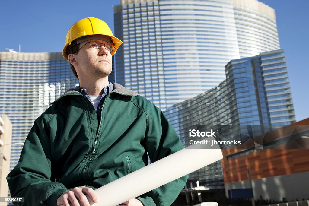 Architecte avec des Plans - Photo de Adulte libre de droits