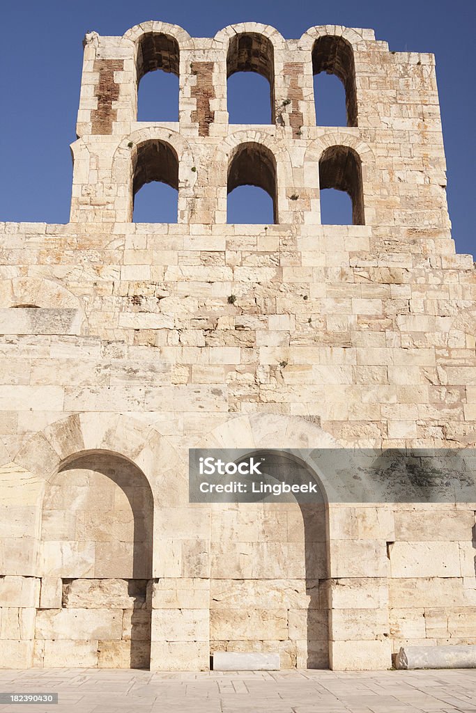 Odeão de Herodes Ático da Acrópole Atenas - Royalty-free Acrópole - Atenas Foto de stock
