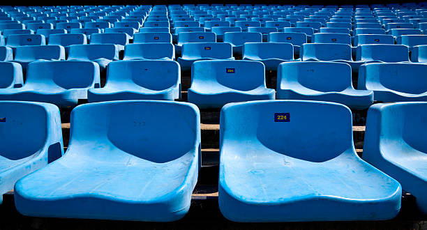 istock Blue Soccer Stadium Seats 182390590