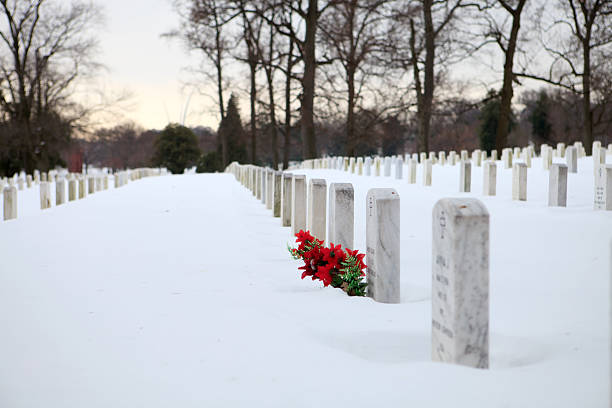 istock Arlington National Cemetery at Christmas 182390638