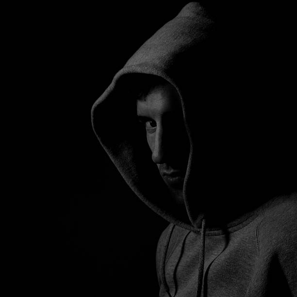 istock Sinister hooded figure 182390674