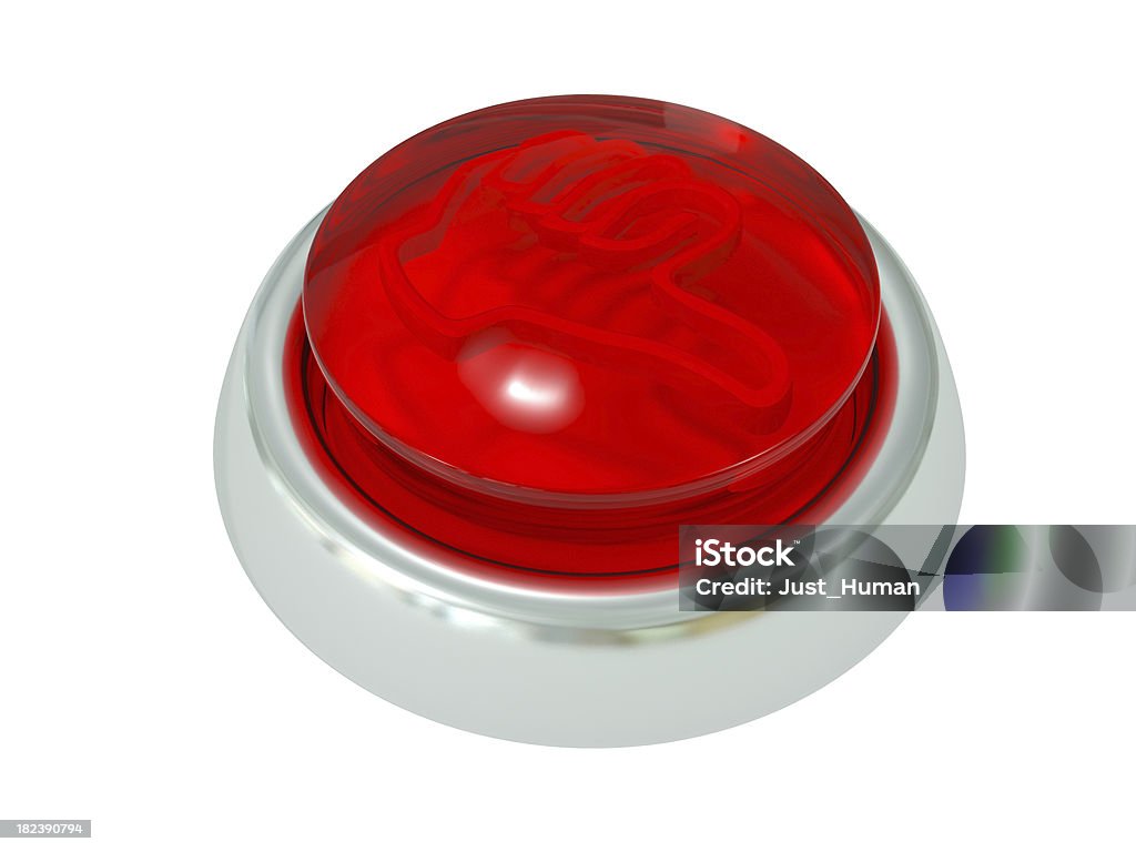 Botão vermelho - Foto de stock de Botão - Peça de Máquina royalty-free