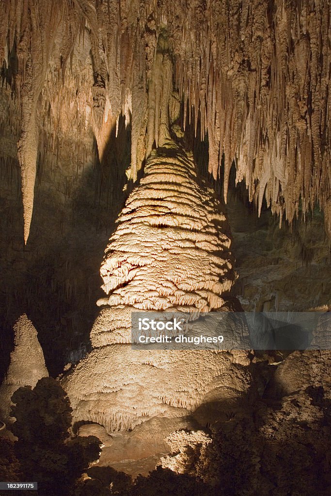 Carlsbad-Caverns-Nationalpark " Saal der Riesen " - Lizenzfrei Architektonische Säule Stock-Foto