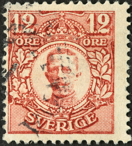 very old Swedish stamp