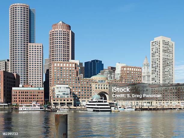보스턴 스카이라인을 0명에 대한 스톡 사진 및 기타 이미지 - 0명, 건축, 고층 건물