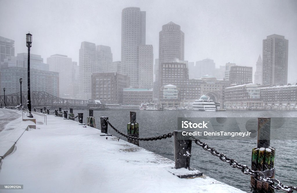 Inverno a Boston - Foto stock royalty-free di Boston - Massachusetts