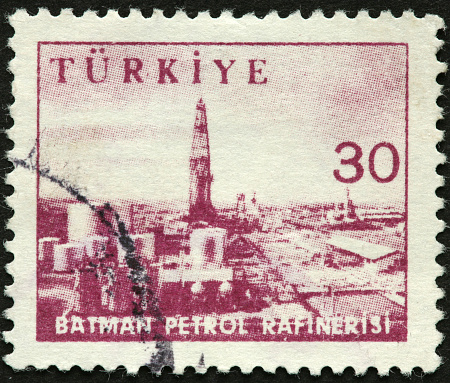 A 1950 issued 3 cent United States postage stamp showing Supreme Court Building.