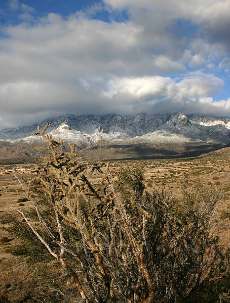 istock Sandia Mountains in New Mexico on a winter day. 182392509