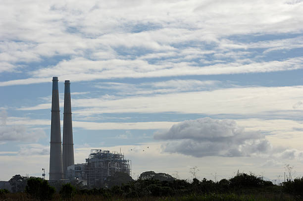 istock Cooling Towers on Cloudy Day 182392769