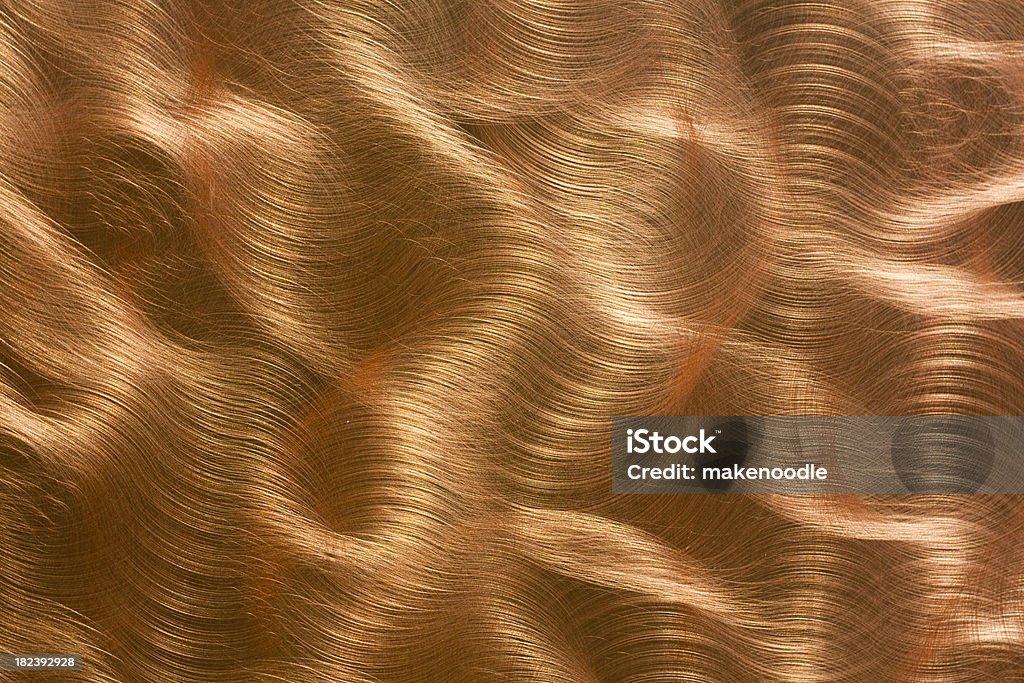 Tessuto ondulato astratto sfondo Texture in rame - Foto stock royalty-free di Cerchio