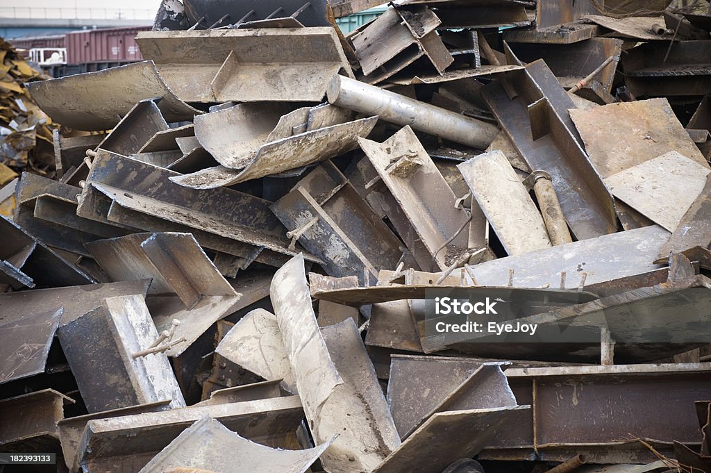 Restos de Metal para reciclagem - Foto de stock de Amontoamento royalty-free