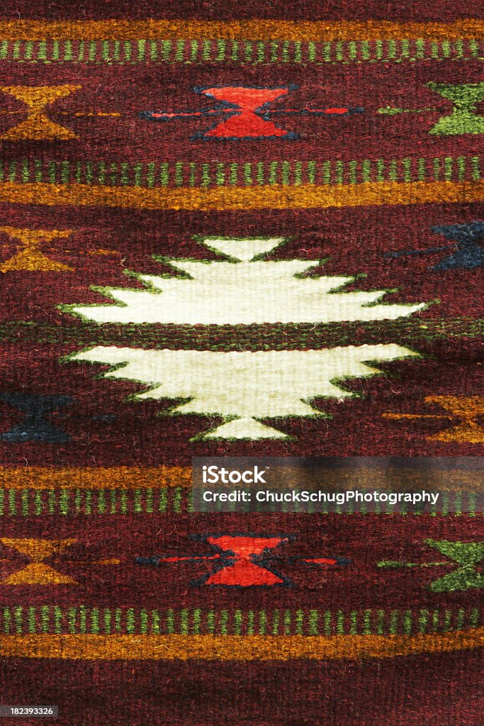 Coperta tessuto di tappeti Navajo - Foto stock royalty-free di Tribù del Nord America