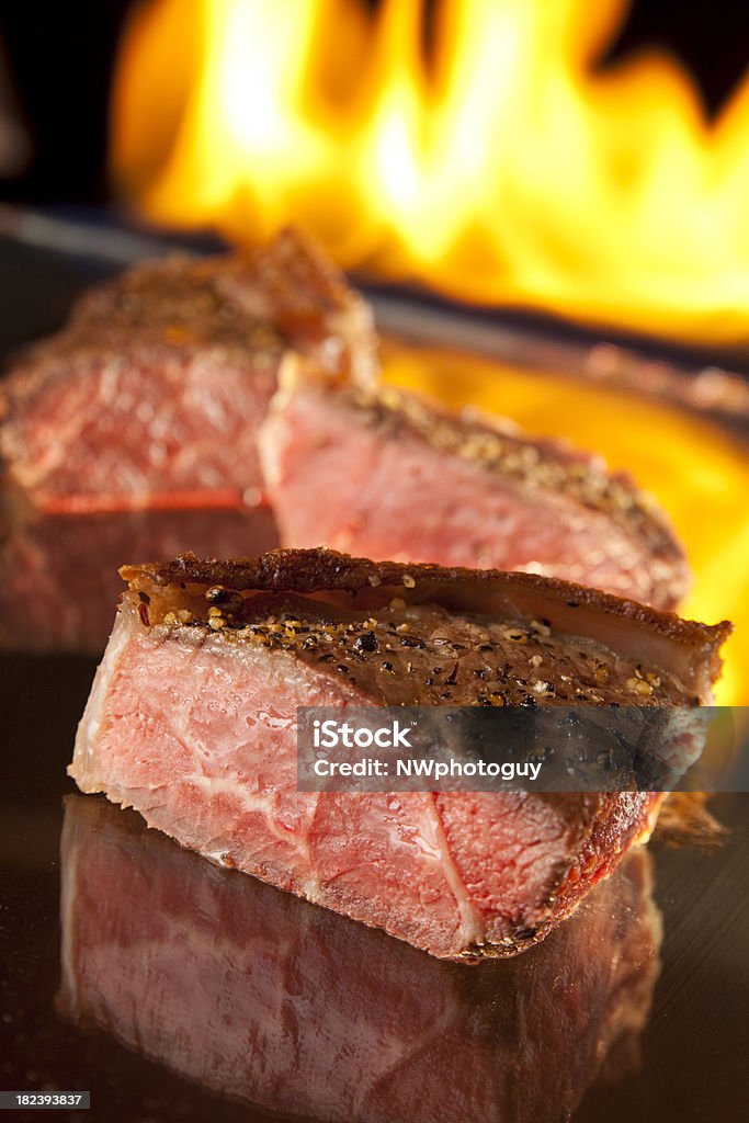 Molho de churrasco - Foto de stock de Bife royalty-free