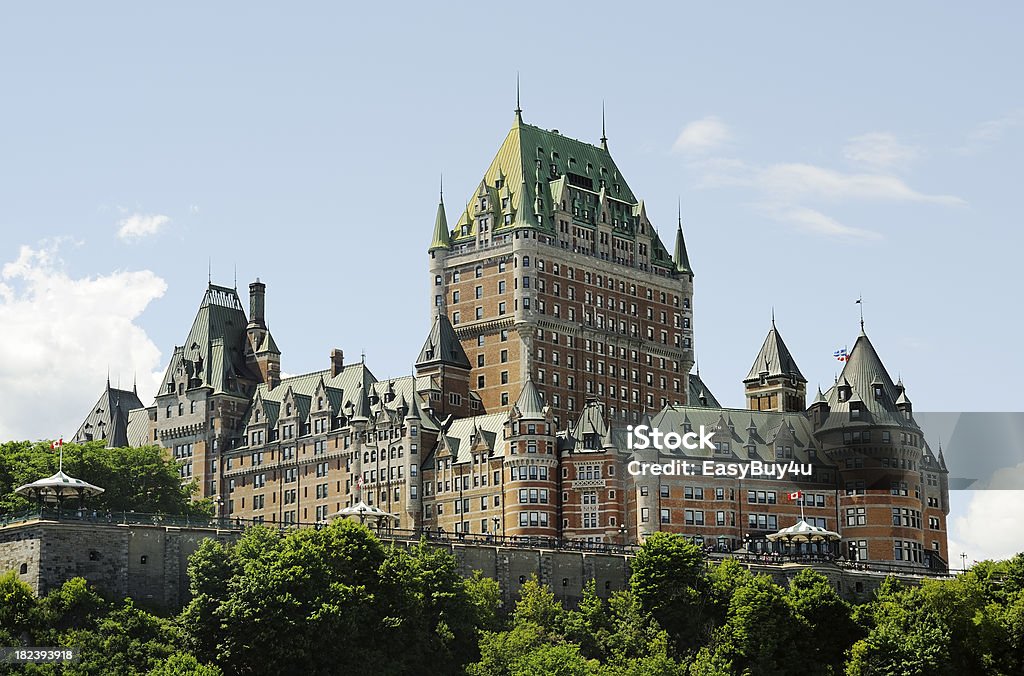 Château Frontenac - Photo de Hôtel du Château Frontenac libre de droits