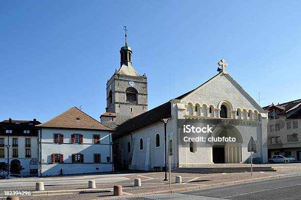 Catholic Church In Evian Les Bains On Lake Geneva France Stock Photo - Download Image Now