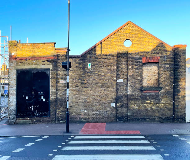 istock Derelict factory buiding 1823943027