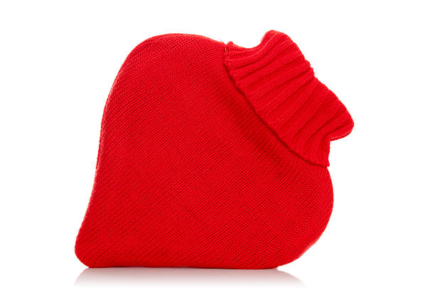Heart or strawberry shaped wool water bag