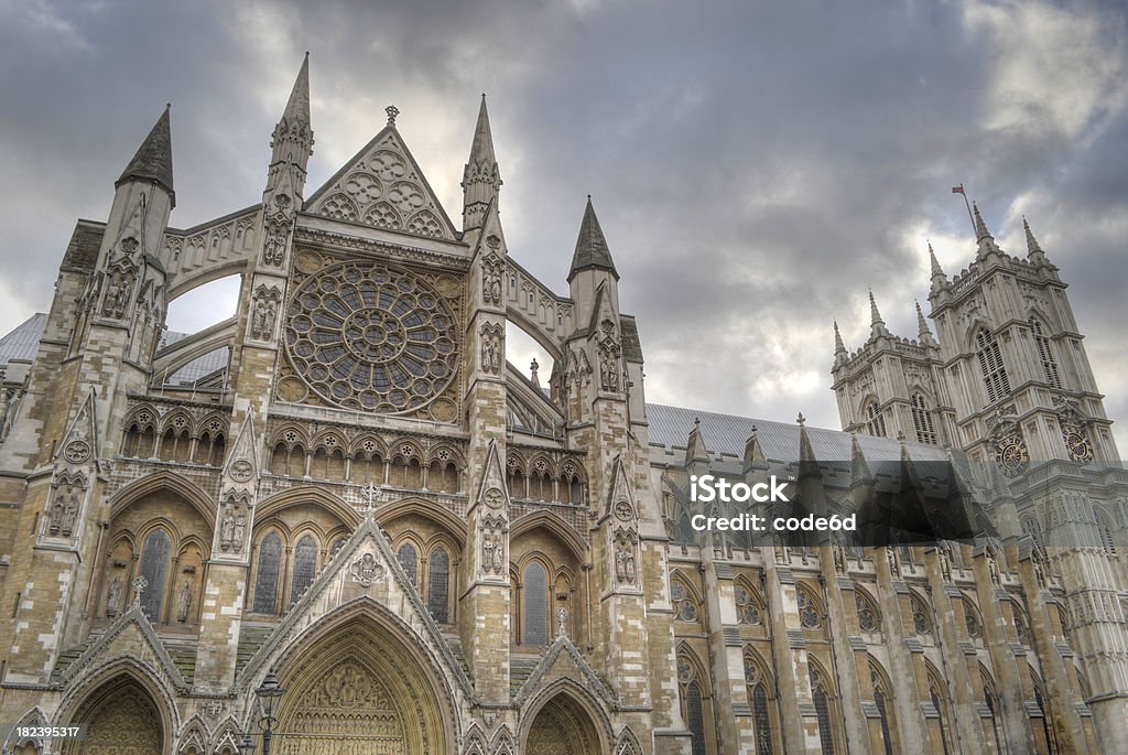Abbazia di Westminster, Londra, HDR (High Dynamic Range - Foto stock royalty-free di Abbazia di Westminster