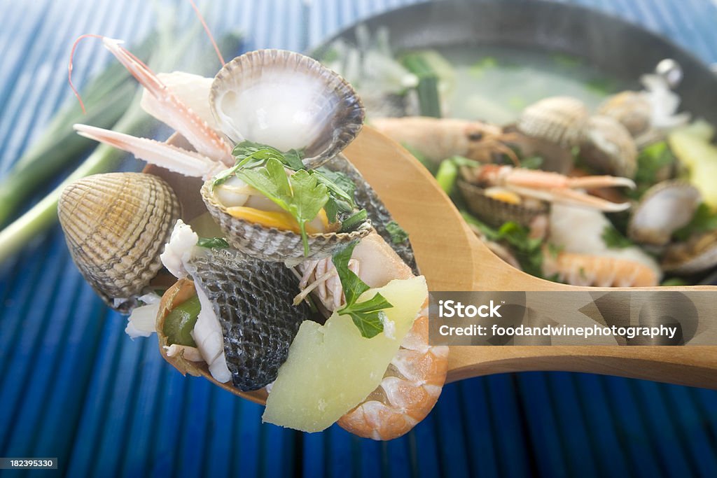 fish coddle a traditional Dublin fish stew made with potatoes leaks and a selection of the best seafood availible Choice Stock Photo