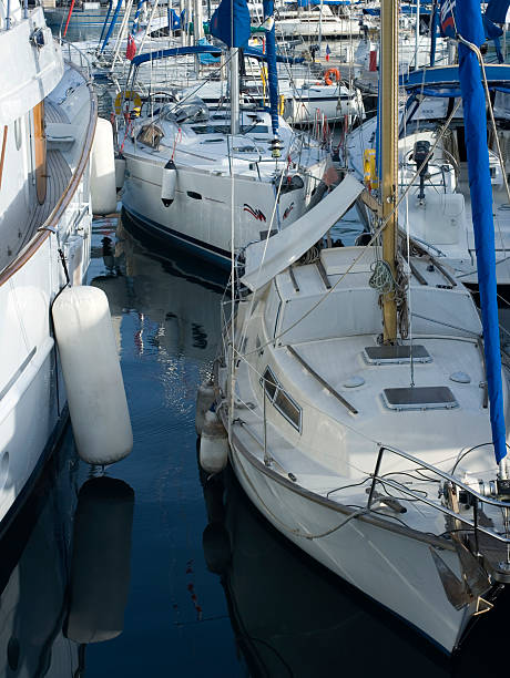 istock Yachts in Nice harbor, France 182395508