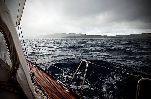 istock Sailing in the stormy weather 182395758