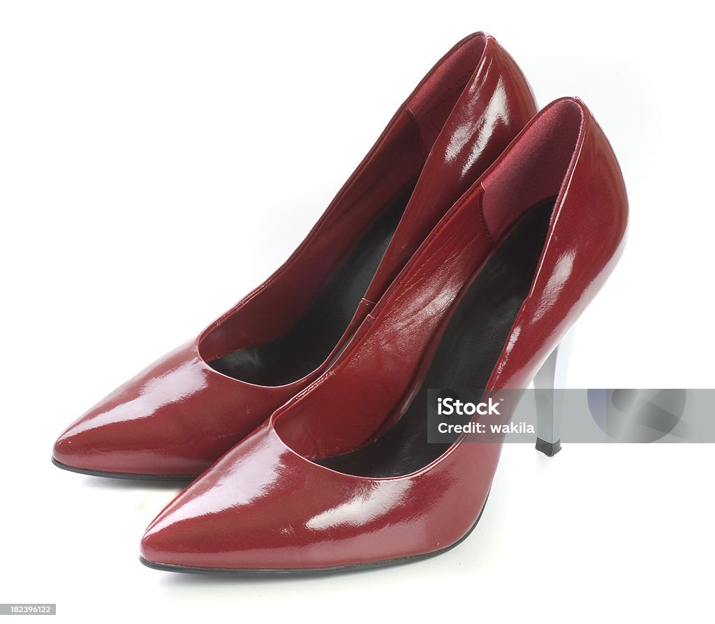 Sapatos de salto alto vermelho - Royalty-free Abstrato Foto de stock