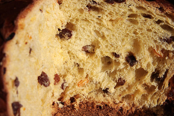 panettone bkg - fruitcake christmas cake cake raisin fotografías e imágenes de stock