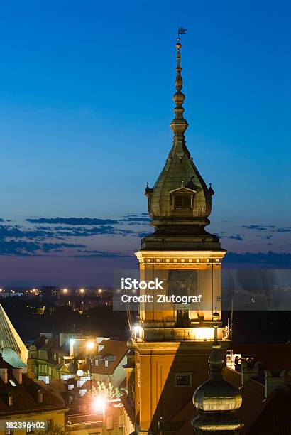 Zamek Królewski W Warszawie - zdjęcia stockowe i więcej obrazów Architektura - Architektura, Bez ludzi, Błękitna godzina - zmierzch