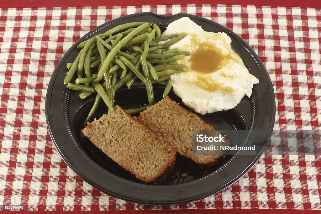 Carne comida Pan - Foto de stock de Pastel de carne - Plato de comida libre de derechos