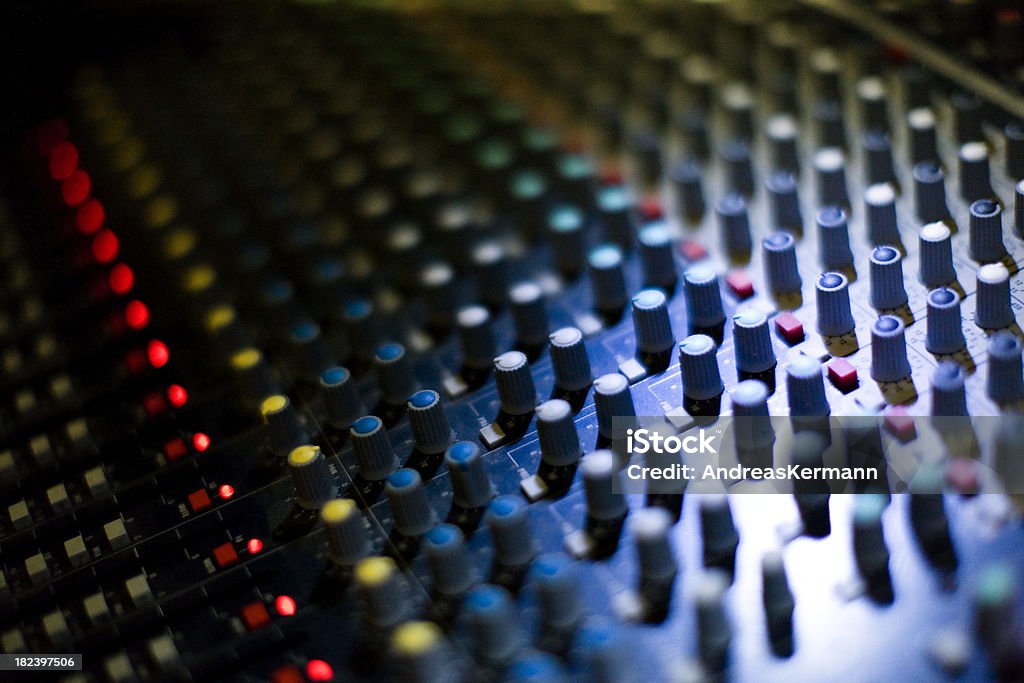 Audio mixing Console Arts Culture and Entertainment Stock Photo