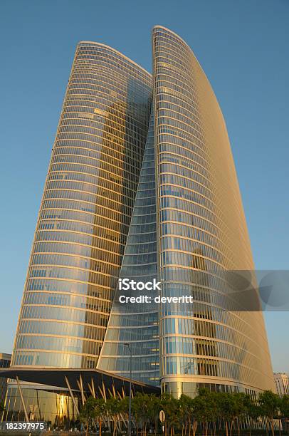 Twin Aerofoil Stock Photo - Download Image Now - Abu Dhabi, Angle, Architecture