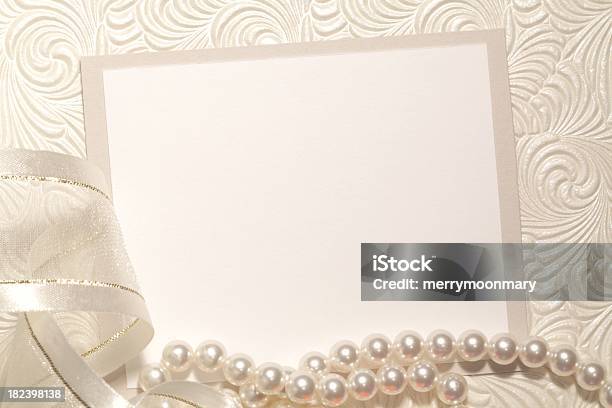 White Elegant Background Stock Photo - Download Image Now - Invitation, Wedding, Wedding Invitation