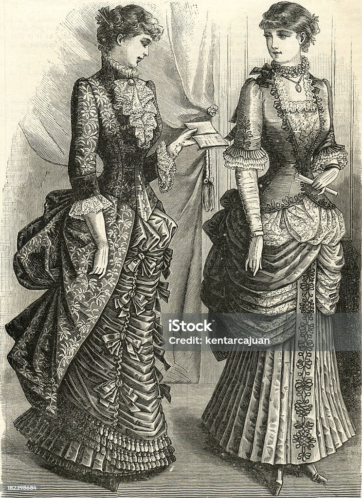 Victorian onorevoli Incidi - Foto stock royalty-free di Donne