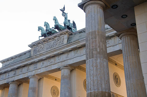 istock Brandenburger Tor (Gate) Berlin with pillars and horses 182398749
