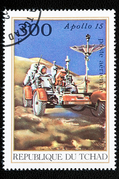 istock Postage stamp of Apollo 15 mission ( serie ) 182399195