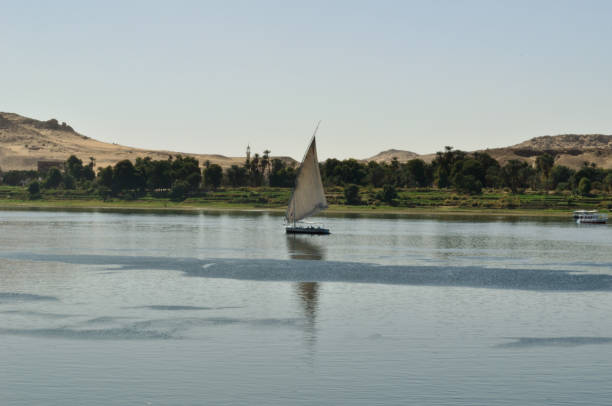 istock Sailing Boats on Nile River in Aswan, Egypt 1823994108