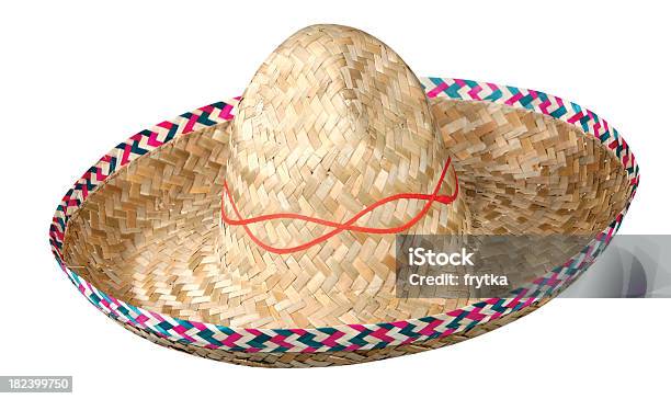 Cappello Di Paglia - Fotografie stock e altre immagini di Sombrero - Sombrero, Cappello per il sole, Abbigliamento