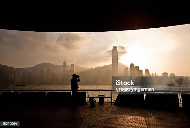 Hong Kong Słońca - zdjęcia stockowe i więcej obrazów Zachód słońca - Zachód słońca, Złoty - Kolory, Architektura